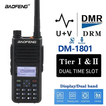 

BaofengDM-1801 Digitale Walkie Talkie DMR Tier II Dual slot di tempo Tier2 Tier1 Digitale/Analogico DM-860 Protable CB Ham radio