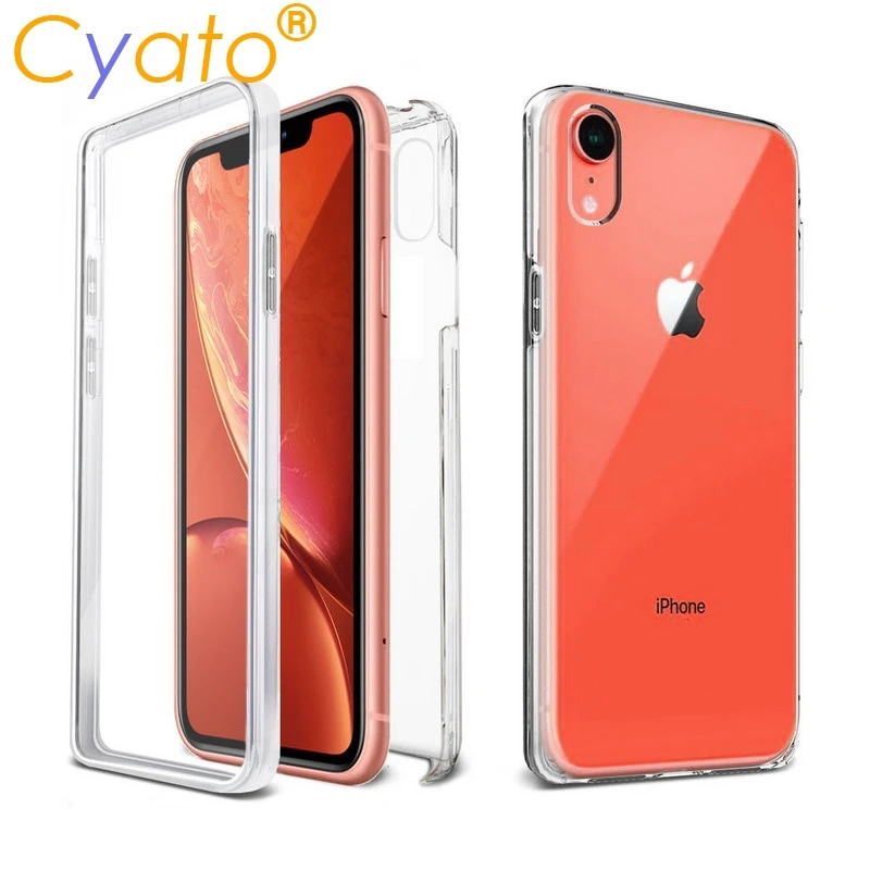 Роскошный 360 градусов защитный Передний + задний Чехол для iPhone 11 2019 6S 7 8 Plus X XR XS Max 5