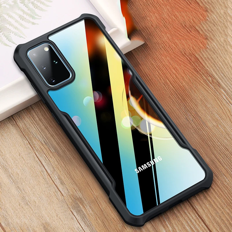 Прозрачный Акриловый чехол бампер для Samusng A51 Galaxy A71 A21 A01 A81 A91 M80s M60s Note 10 S10 Lite M30s M21