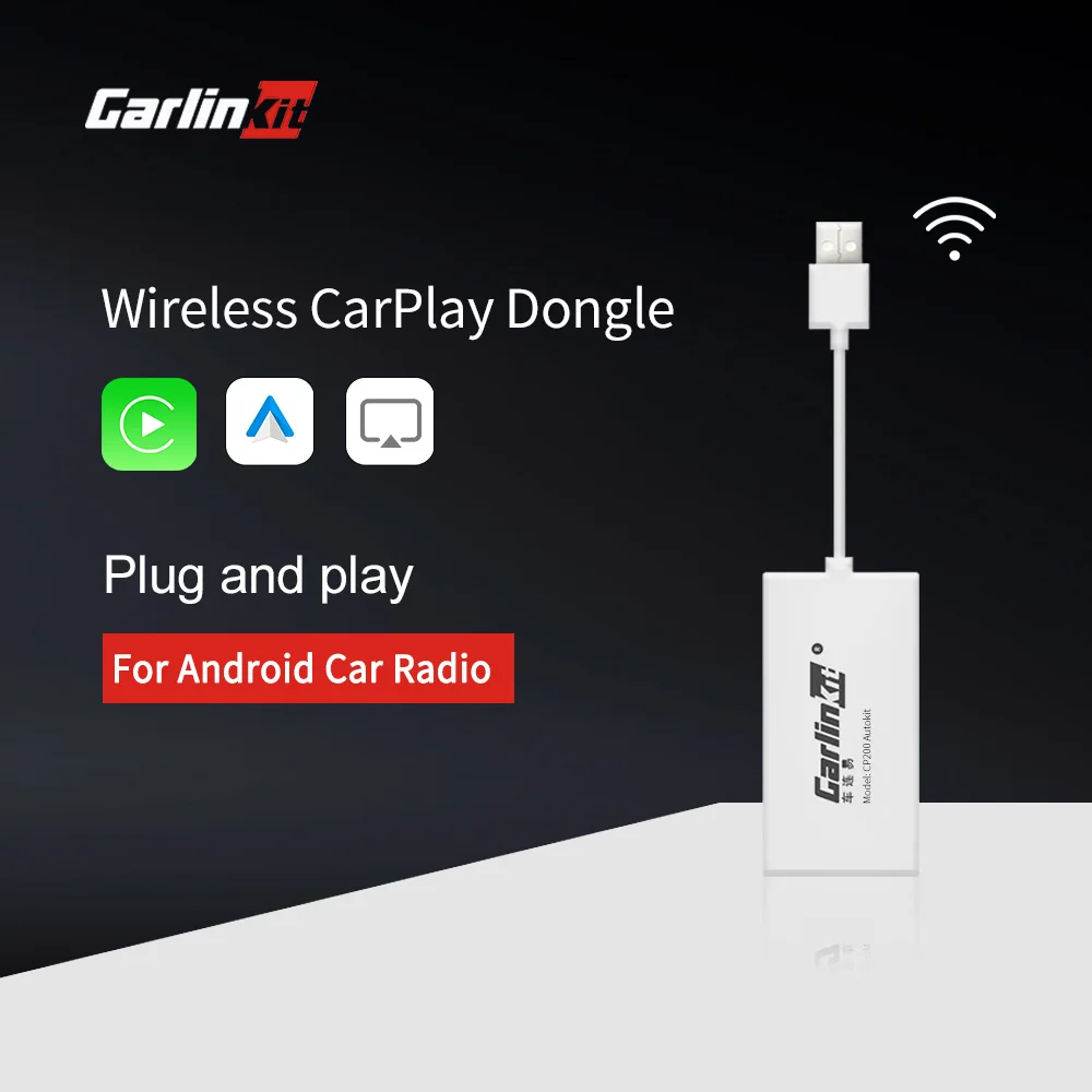  Carlinkit Wireless Carplay Smart Link Apple CarPlay Dongle for Android Navigation Player Mini USB C - 33038575123