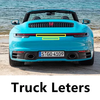 

Letters Emblem for 986 718 Cayman Boxster 911 Carrera GTS Turbo Panamer 4 S Macan Cayenne Executive E-hybrid Car Trunk Sticker