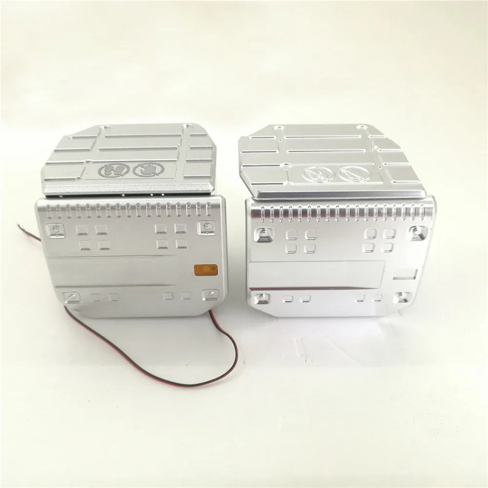 Металлический ящик для инструментов воздушного фильтра для 1/14 Tamiya Volvo 56360 RC для трактора, прицепа, грузовика, аксессуары