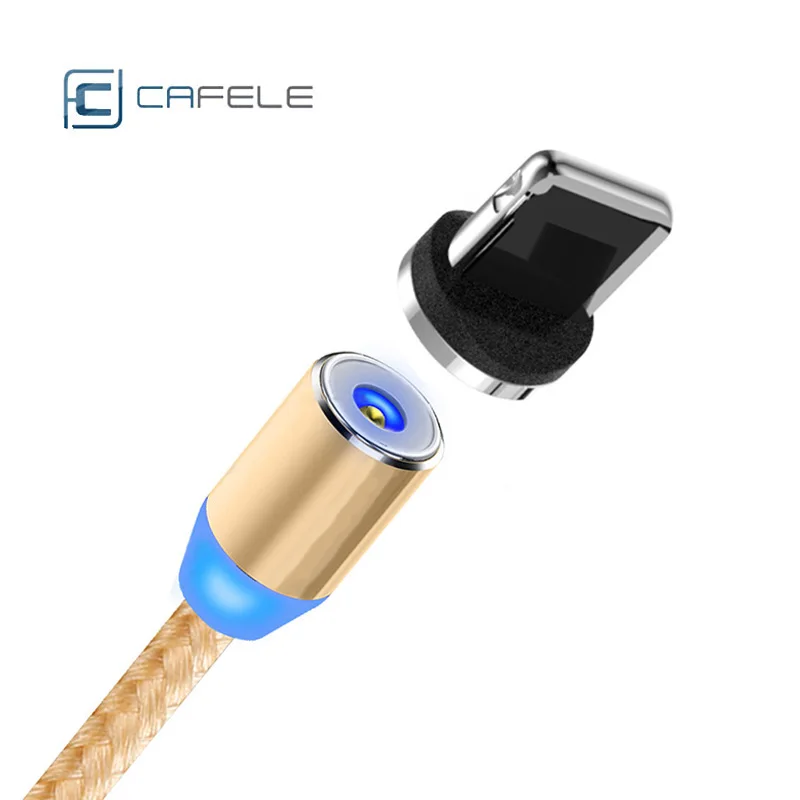 

Cafele 2.1A Magnetic USB Cable Fast Charging For iPhone X XS MAX XR 8 7 6s 6 Plus Mobile Phone Safe Charge Wire Usb Data Cord