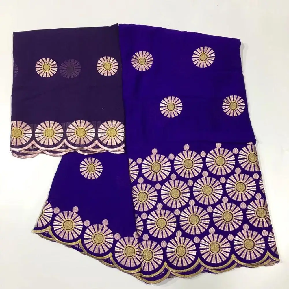 Африканский хлопок кружево фабрика лидер продаж швейцарская вуаль кружева в швейцарской tissu Африканское парчовое ткань 5+ 2 ярдов/партия