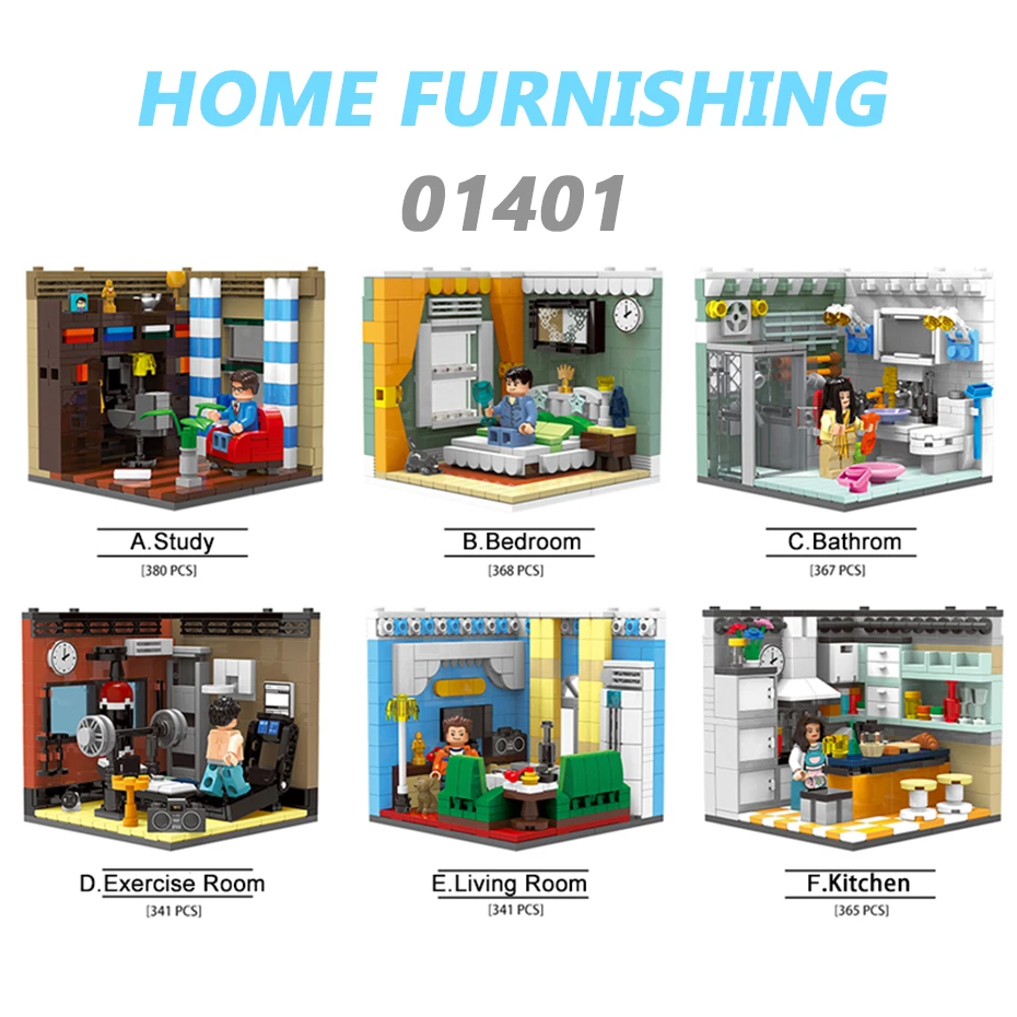 XINGBAO Genuine City Friends House Series The Home Furnishing And Future Dreams Sets Building Blocks Educational Bricks Juguetes