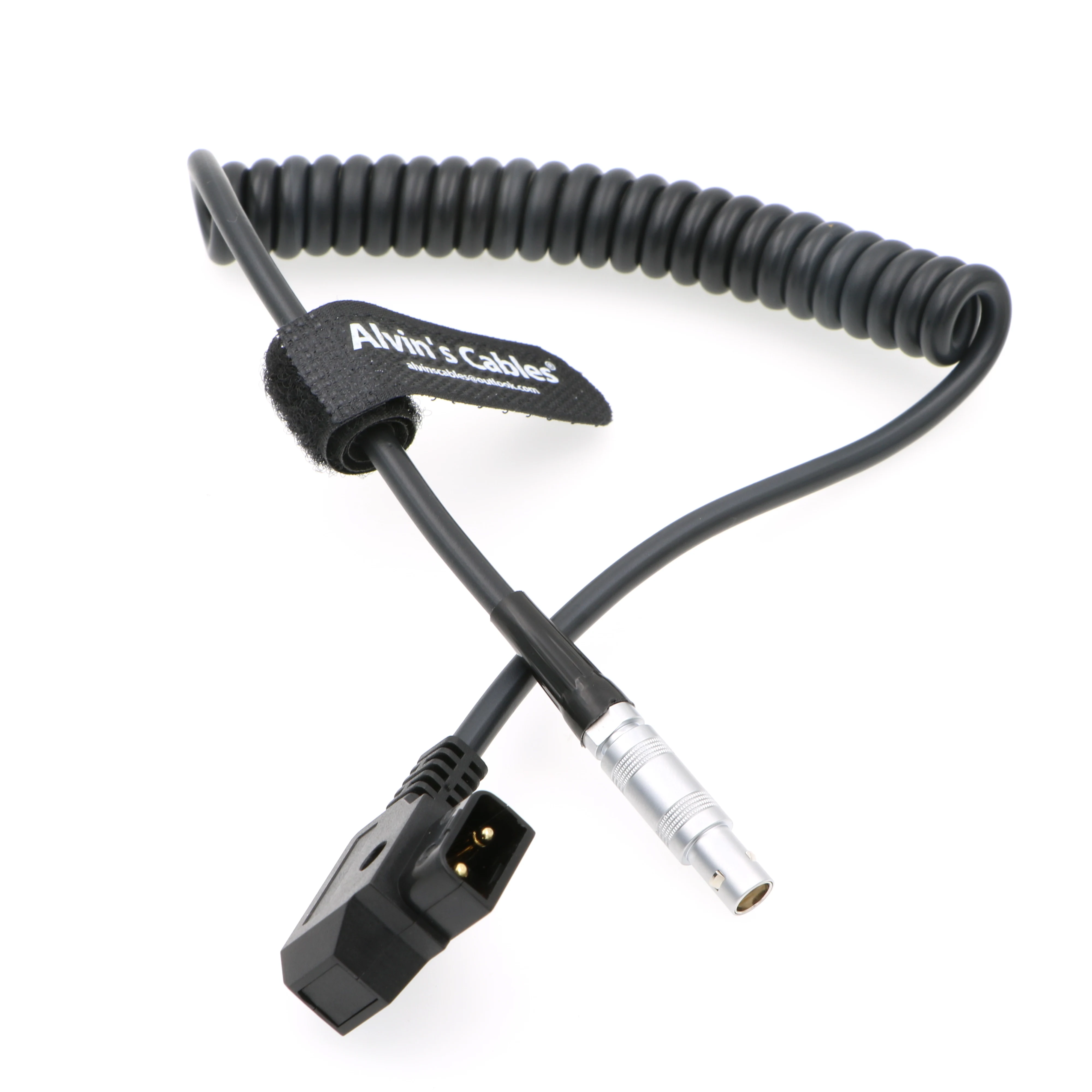 

Alvin's Cables 4 Pin FFA 0S 304 to D-tap Coiled Power Cable for Z Cam E2 Camera