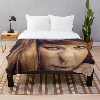 

Drop Shipping Printed Throw Blanket Sherpa Fleece Soft Blanket Flannel Rug Home Decoration For Bed Blonde Bodyscape