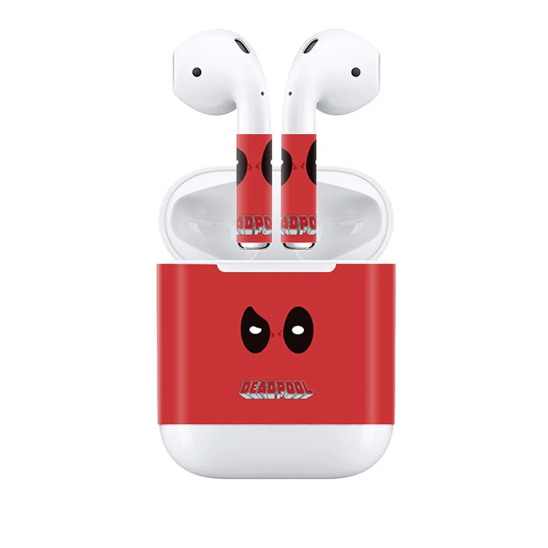 Красочные граффити печати Airpods стикер для Apple Airpods полный обернутый защитный чехол