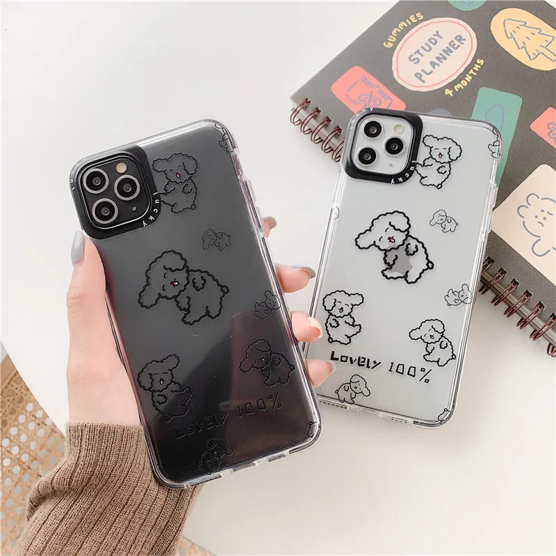 Чехол для телефона с рисунком милой собаки iphone 11 Pro Max 7 8 plus X XR XS задняя крышка