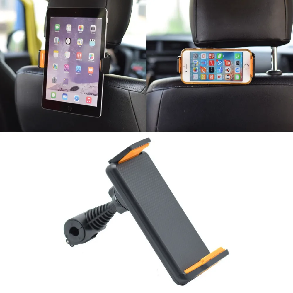 

1pcs New Universal 360 Degree Rotating Car Back Seat Headrest Mount Holder Stand for iPhone ipad GPS Samsung LG Tablet 4-10 Inch