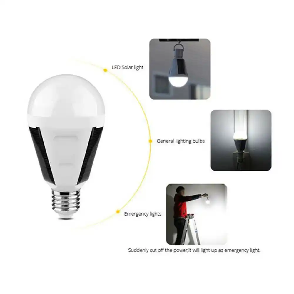 Led 7w Sun Charging Power Outage Emergency Outdoor Light Solar Panel Bulb Portable Garden Camping Tent Lamp Waterproof Led Night Lights Aliexpress
