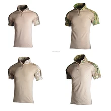 Быстросохнущие тактические рубашки с короткими рукавами армейская военная одежда для страйкбола летние тактические футболки охотничьи рубашки для боевой тренировки
