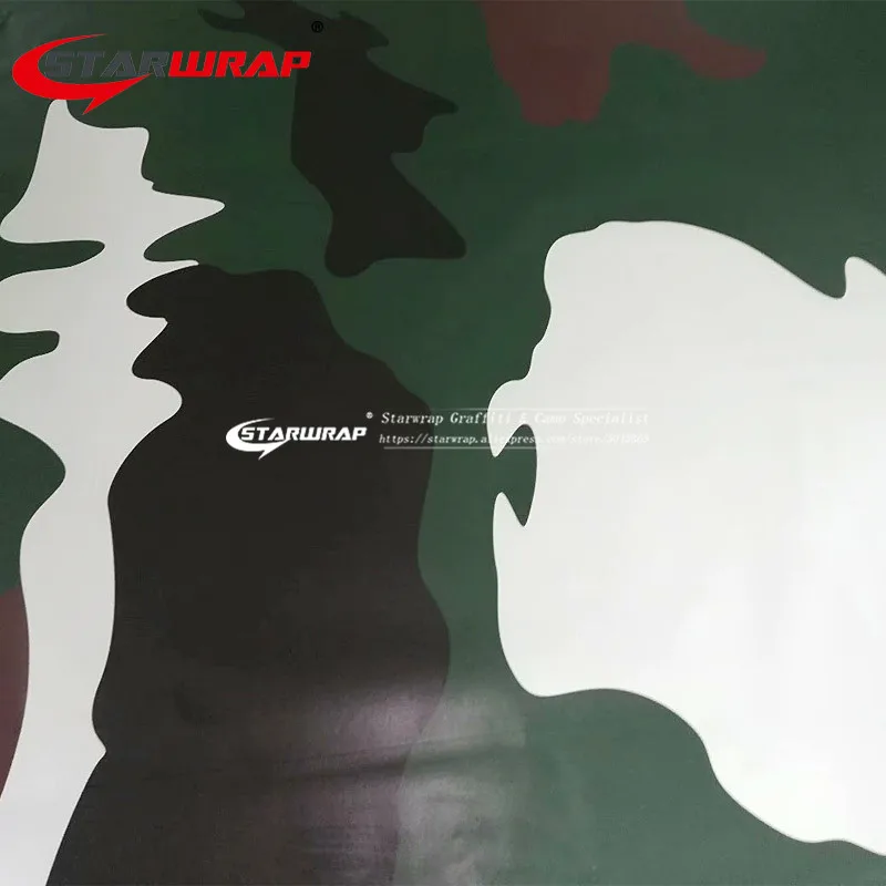 Star wrap Camo виниловая наклейка с бомбой, черная, зеленая, Снежная, камуфляжная, виниловая, без пузырьков для внедорожников, грузовиков, джипов, wrap s