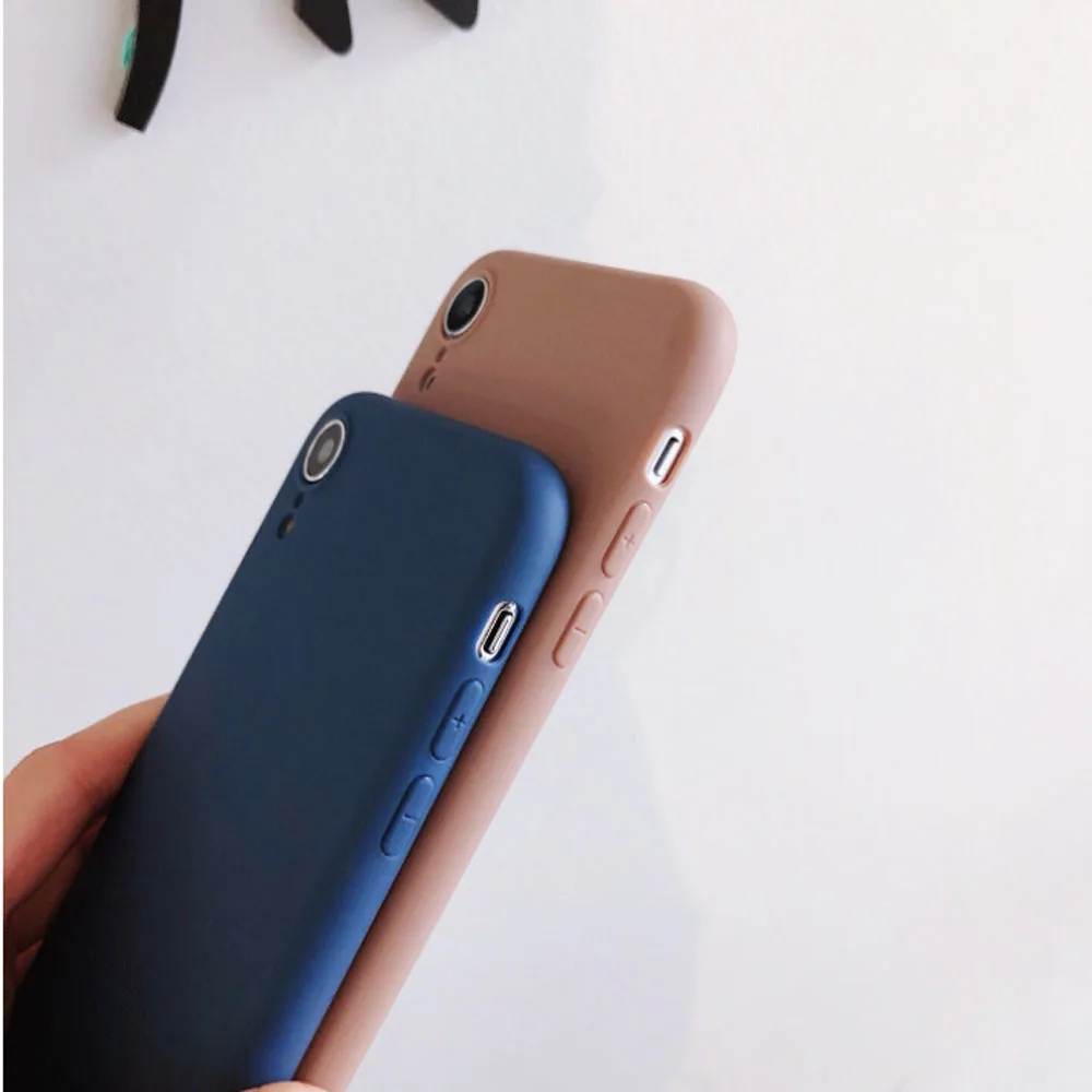 Шлифовальный чехол для телефона для iPhone 7 8 6 6s Plus XR X XS Max для Apple iPhone 11 Pro Max чехол для телефона