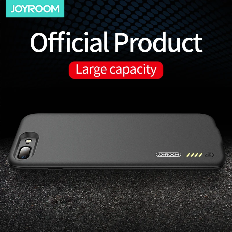 

Joyroom Battery Charger Case For iPhone 7 8 6 Plus 7500mAh Charging Power bank Battery Case For iPhone 6s 7 X XS Battery Case