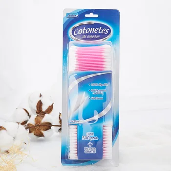 

500pcs Double-Ended Cotton Swabs Disposable Cotton Swab For Cleaning Disinfection Makeup Buds Tip Microbrush