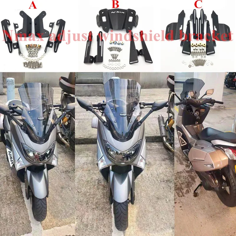 Модифицированный Набор держателей для лобового стекла мотоцикла nmax
