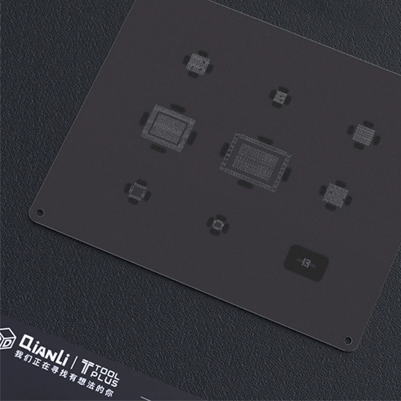 3D Черный BGA трафарет сталь Mash для iPhone 8 P/8/7/7 P/6 S/6/5S связь Baseband посадки жестяная сеть