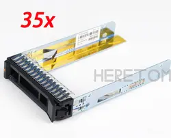 Heretom 35 шт. 00E7600 L38552 2,5 "SAS жесткий диск лоток жесткого диска HDD Caddy сани для IBM X3850 X6 M6 контейнер для носителя