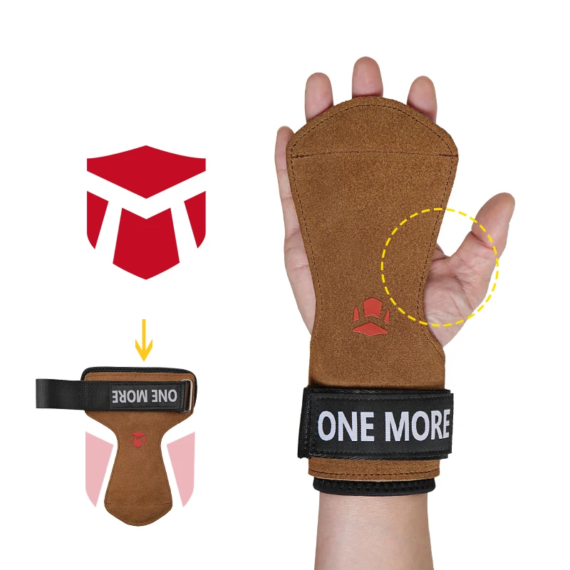 

TMT Weight Lifting Palm Protector Wrist Wraps Support Hand Grips Gym Crossfit Training Gloves Pull Up Wristbands Fitness Barbell