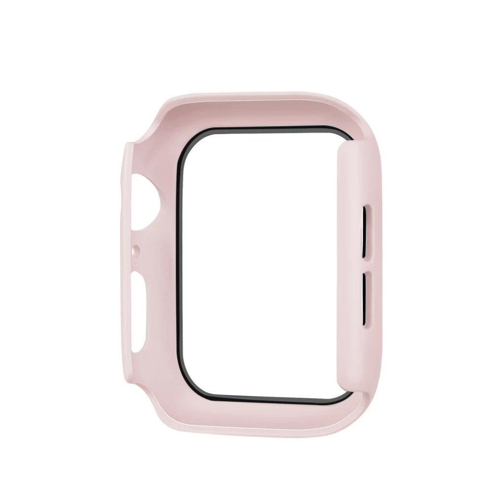 Чехол для Apple Watch 4, 5, 3, 2, 1, iwatch Band 42 мм, 38 мм, 44 мм, 40 мм, защитная пленка для экрана из поликарбоната+ закаленное стекло серии 5, 4