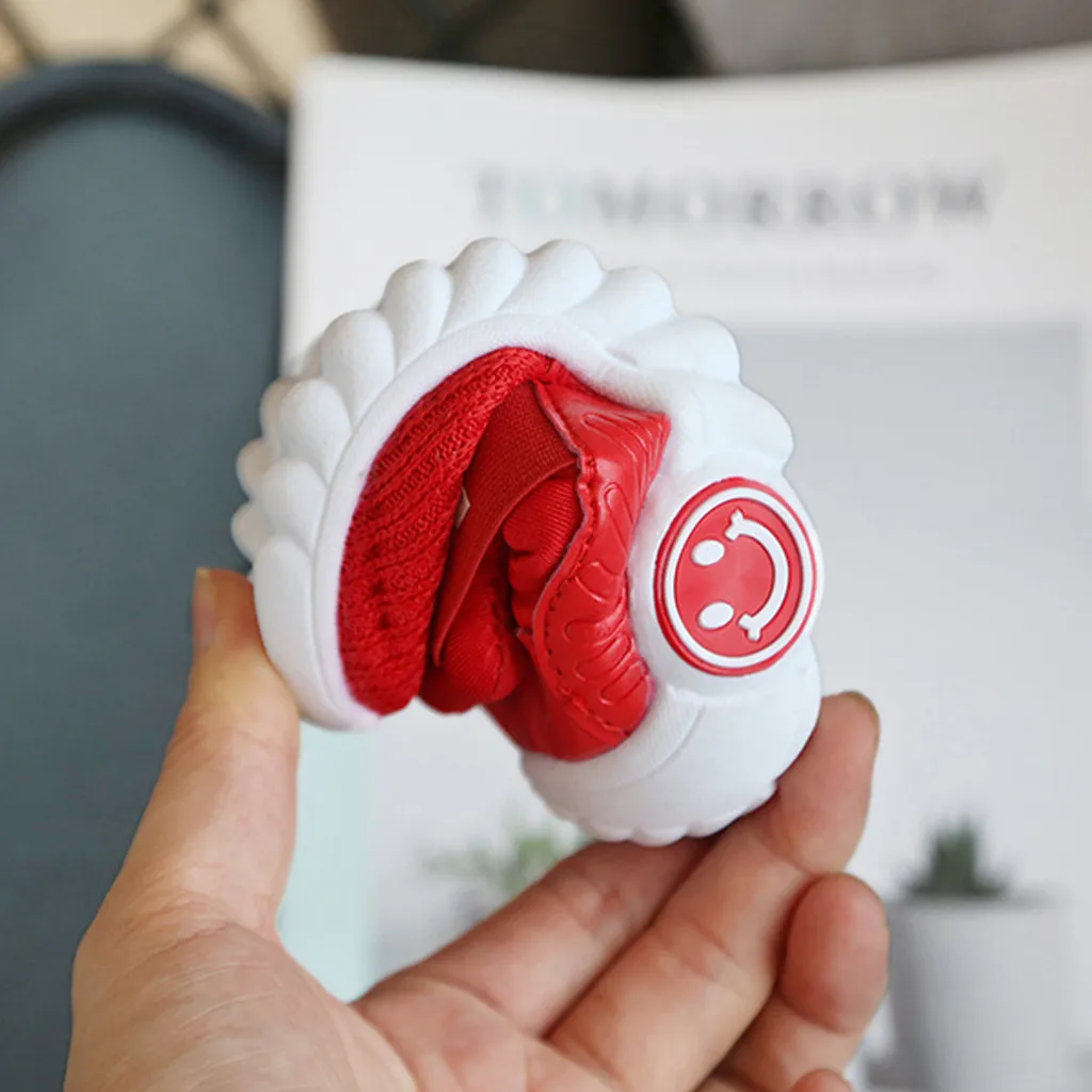 Повседневная Новая модная детская обувь для маленьких девочек и мальчиков; легкая дышащая однотонная спортивная обувь для улицы; повседневная детская обувь