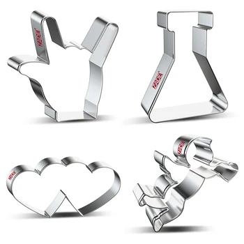 

ZADE Cupid Wedding Cookie Cutters Biscuits Treats Biscuit and Fondant Cutter - Stainless Steel
