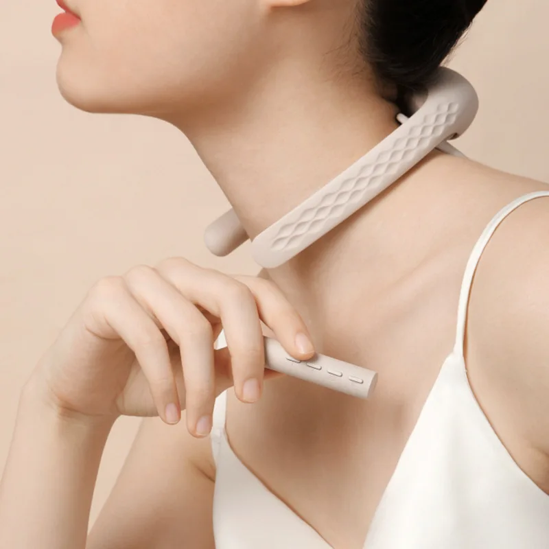 

Massager For Neck Electric Heated Body Pain Relieve Therapy Magnetic Pulse USB Charge Intelligent Neck Massage Health Care Tool