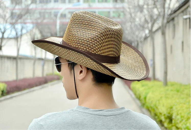 High Quality Men Cowboy Hat Sombreo 