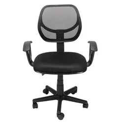 Удобная домашняя офисная комната с нейлоновыми пятизвездочными ножками, Сетчатое кресло черного цвета для бизнесменов, рабочих, мебель