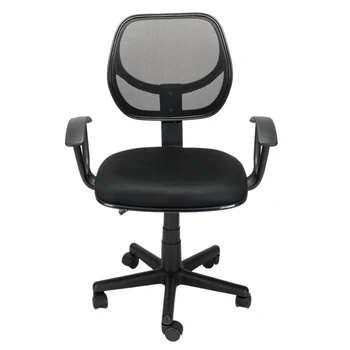 

Comfortable Home Office Room Use Nylon Five-star Feet Mesh Chair Black For Businessmen Workers Furniture Dropshipping