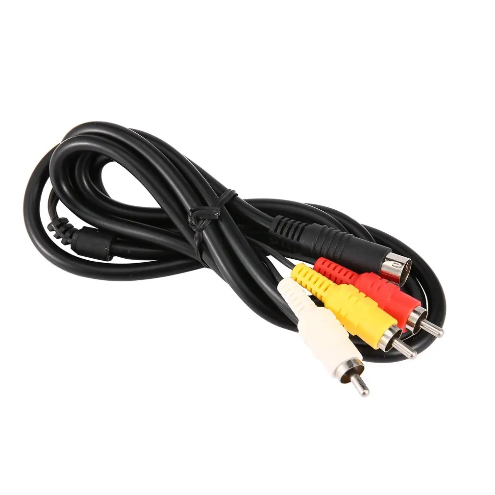 9 Pins AV Cable Composite Stereo Video Audio Cord Lead for SEGA Genesis/MD 2 3 |