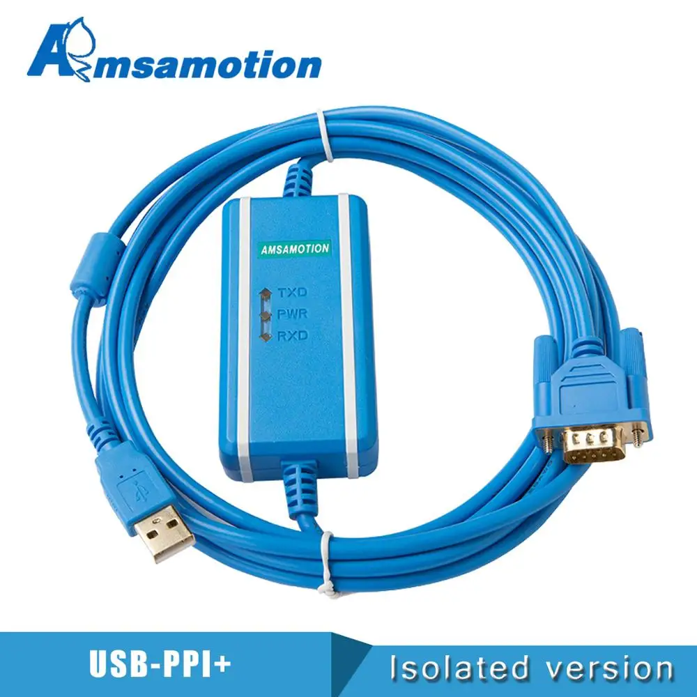 USB PPI PLC Programming Cable USB to RS485 Adapter For Siemens S7 200