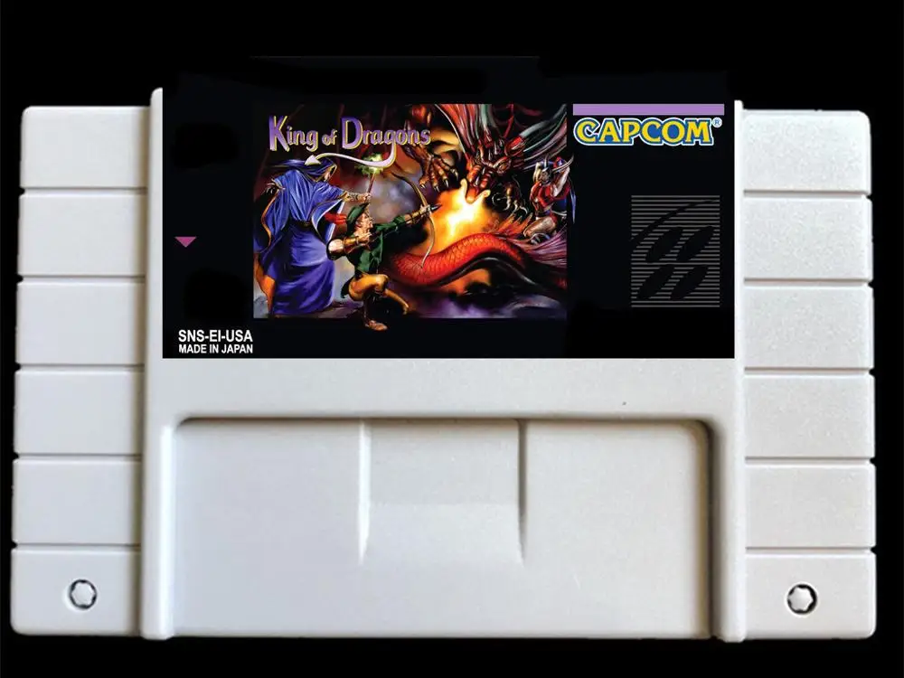 Карта для видеоигр King of Dragon USA - NTSC Версия 46 pins версия Для ретро видеоигр! |