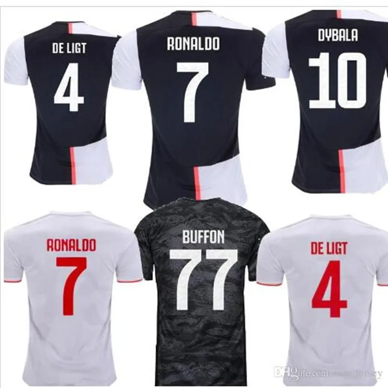 19/20 Футбольная Футболка BUFFON Dybala DE LIGT Ramsey Emre Can Ronaldo Mandzukic Kean, Футбольная Футболка для взрослых, майки