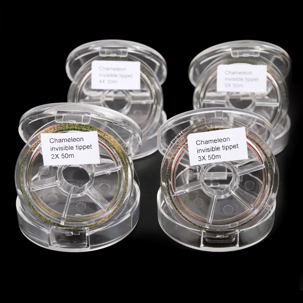 Maximumcatc Tippet Fly Fishing Line Chameleon Invisible 50M 2X/3X/4X/5X Fly Line pesca Maximumcatc Tippet Fly Fishing Line Chameleon Invisible 50M 2X/3X/4X/5X Fly Line pesca