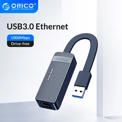 Orico adaptador de rede usb, usb, ethernet, rj45, lan, usb, para windows 10, pc, xiaomi mi box 3 s, nintendo switch