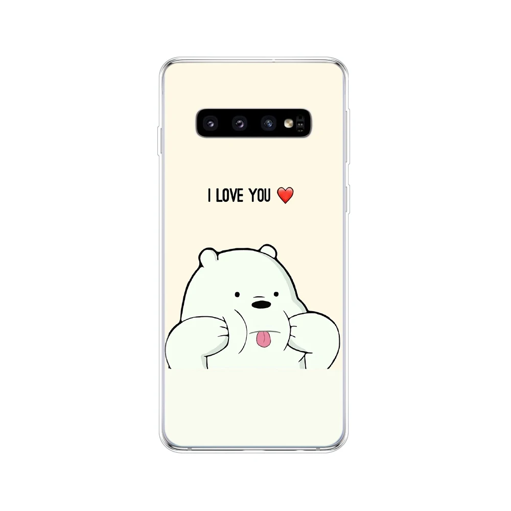 Чехол для samsung Galaxy S10 S10+ бампер силиконовый чехол из ТПУ для samsung S10 Plus copas G975F S 10 SM-G973F s10 e fundas cute - Цвет: 34511