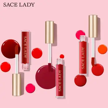 

SACE LADY Mini Matte liquid Lipstick Set Waterproof Lasting Cosmetic Lip Long Red Lip Gloss Moisture Full Lip Stick Tint Li F1V7