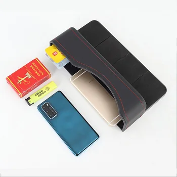 

For Nissan Altima Teana J31 J32 L33 L34 Car Seat Gap Storage Box Cup PU Leather Pocket Organizer Phone Bottle Cups Holder