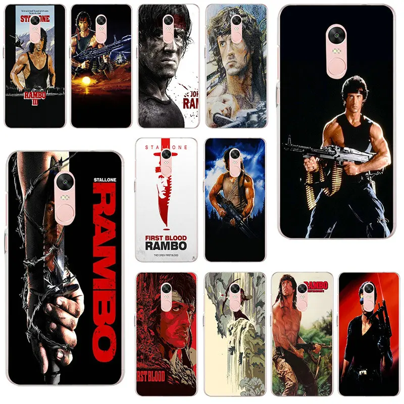 

Hot Rambo First Blood For Xiaomi Redmi Mi Note 4X 2 3 3S 4A 5 6 5S 5X 5A 6X Pro Plus Shell Cover Silicone Soft TPU Phone Cases