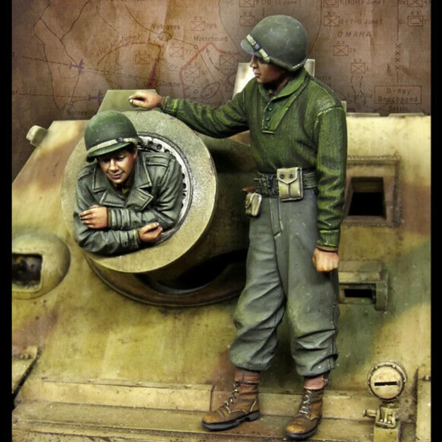 1/35 Resin Model Figure GK, Military theme ï¼ŒUnassembled and unpainted kit