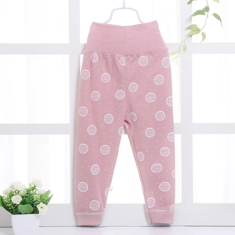 

Children Autumn New Style High-waisted High Waist Pants Baby Combing Pure Cotton Warm Trousers Stall Hot Sales Supply of Goods