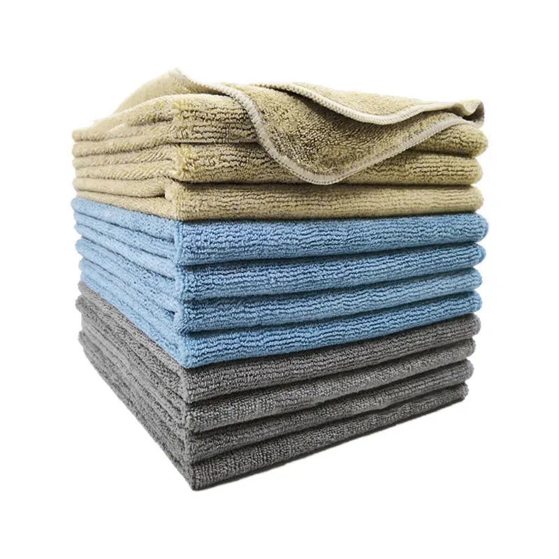 

Cleaning Towel Cloth Superfine Fibre 40 X 40cm Thick 12 Packaged in the Shape Solid Color Quick-dry Clean Absorbent Towels