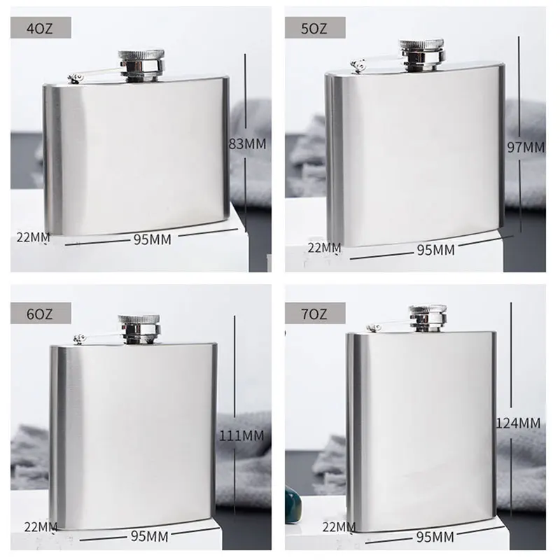 New 1 4 5 6 7 8 9 10 oz Stainless Steel Hip Flask with Funnel Pocket Hip Flask Alcohol Whiskey Hip Flask Screw Cap New 1 4 5 6 7 8 9 10 oz Stainless Steel Hip Flask with Funnel Pocket Hip Flask Alcohol Whiskey Hip Flask Screw Cap