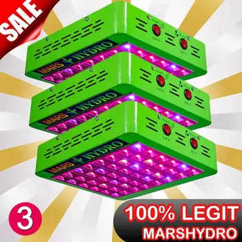 

3PCS Mars Hydro Reflector 300W LED grow light full spectrum Hydroponics Lamp veg bloom for Greenhouse
