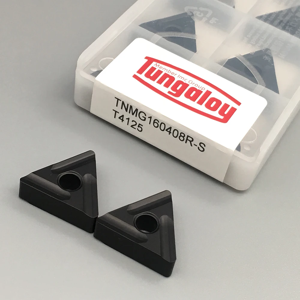 

100% Original 10PCS TNMG160408R-S T4125 Machining Steel Parts CNC Lathe Tools Metal Turning Tools lathe Cutter Carbide Inserts