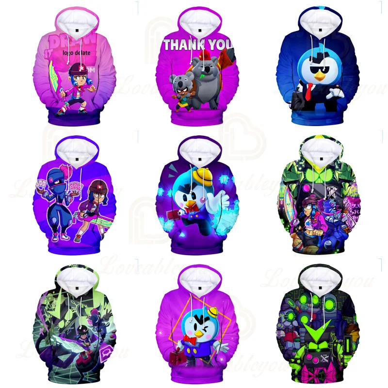 

3T to 14T Kids Hoodies Shooting Game 3D Printed Hoodie Sweatshirt Boys Girls Harajuku Cartoon Jacket Tops Teen Clothes