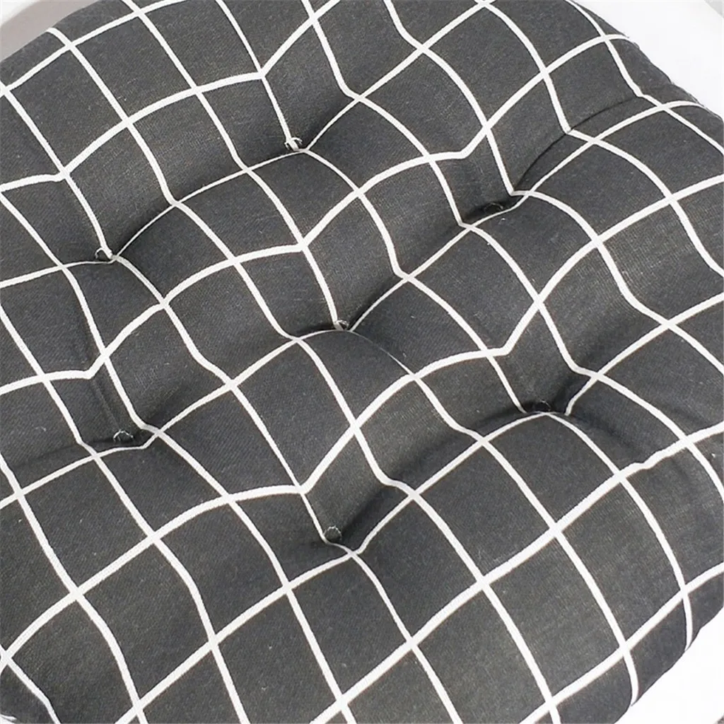 Chair Cushion Round Cotton Upholstery Soft Padded Cushion Pad Office Home Or Car Seat Cushion