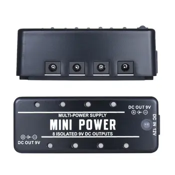 

Rowin 8 Isolated 9V DC Outputs Mini Power Supply for Guitar Effects Pedal N0HA